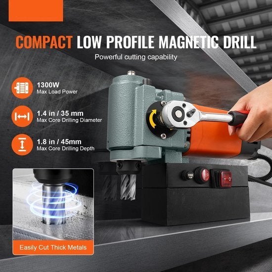 Magnetische Boormachine – Compacte Boor, Corvance B.V., Verzenden, Nieuw, Corvancebol@gmail.com