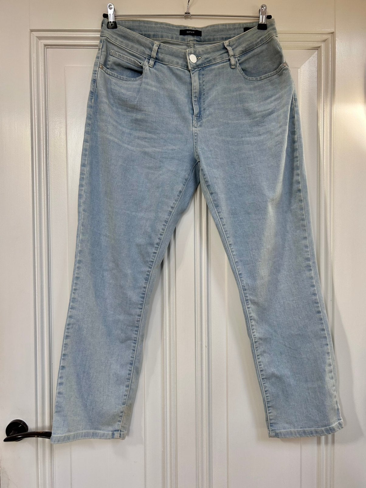 Opus jeans Louis Destroyed maat 40 valt ruim, Ophalen of Verzenden, Zo goed als nieuw, Blauw, W30 - W32 (confectie 38/40)