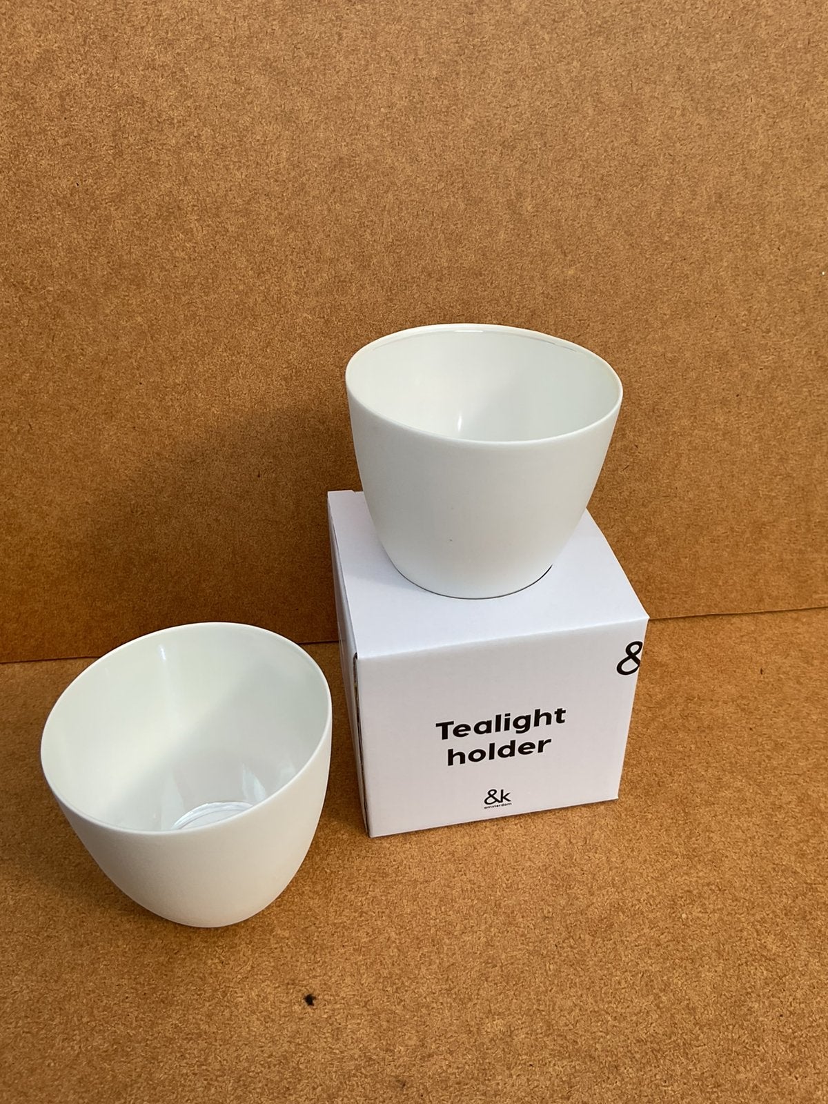 & klevering tealight snow L, Huis en Inrichting, Verzenden, Nieuw, Wit