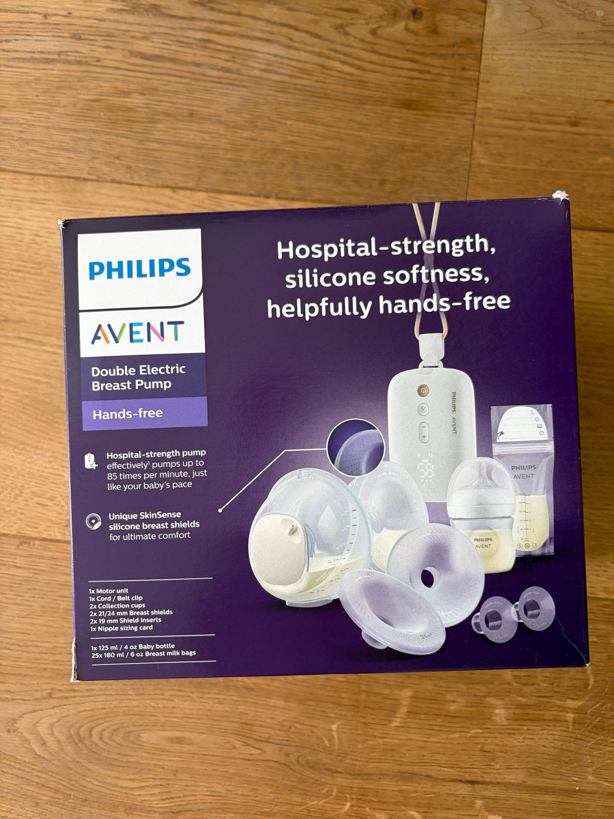 Philips Avent Dubbele Elektrische Borstkolf, Borstkolf, Zo goed als nieuw, Handsfree, Philips Avent
