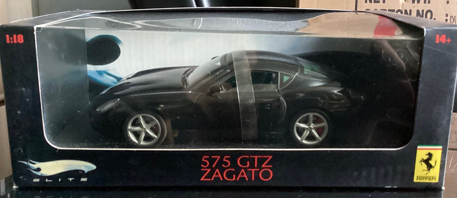 Ferrari 575 GTZ Zagato HW Elite, Ophalen of Verzenden, Zo goed als nieuw, Auto, Hot Wheels