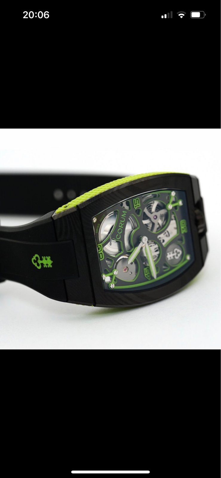Corum lab01 Horloge - Uniek Design, Sieraden, Tassen en Uiterlijk, Horloges | Heren, Overige merken, Overige materialen, Gebruikt