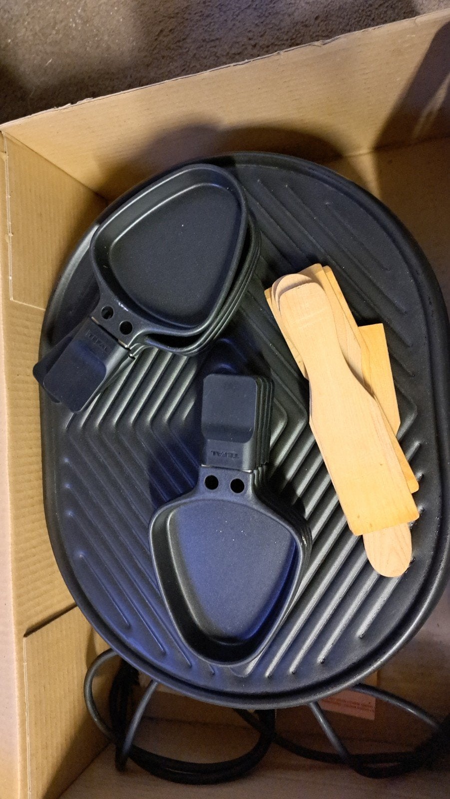 Tefal gourmetsstel, Ophalen, Zo goed als nieuw, 4 t/m 7 personen