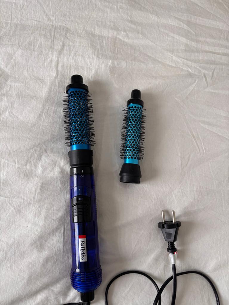 Babyliss roterende föhnborstel met 2 opzetstukken, Ophalen, Gebruikt, Haarverzorging