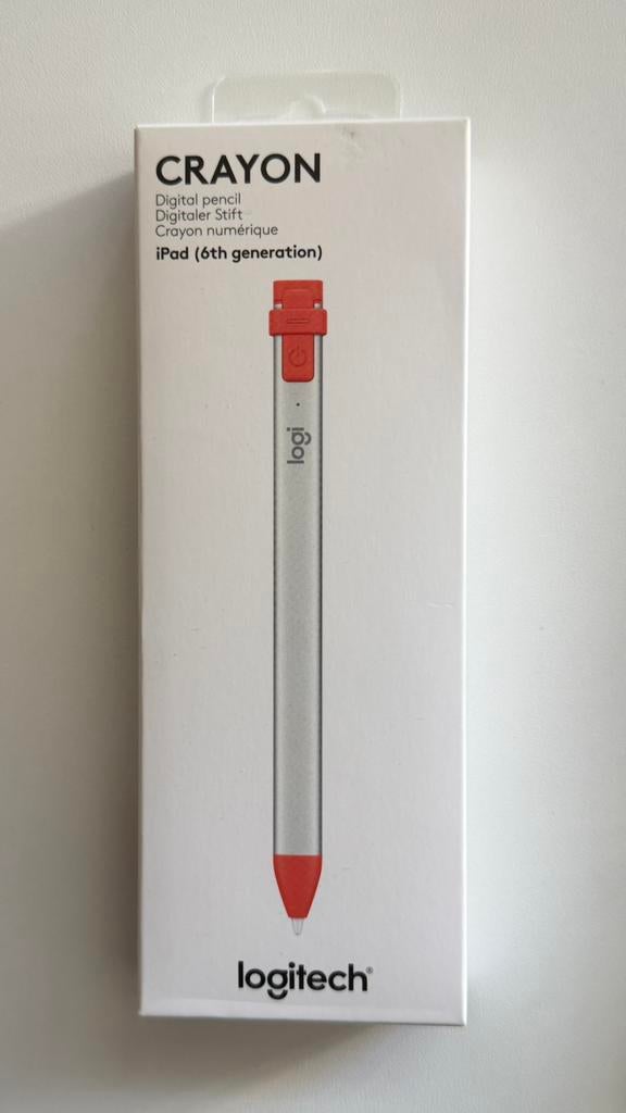 Logitech, digitale pen, Apple iPad, Nieuw, Ophalen of Verzenden, Zilver