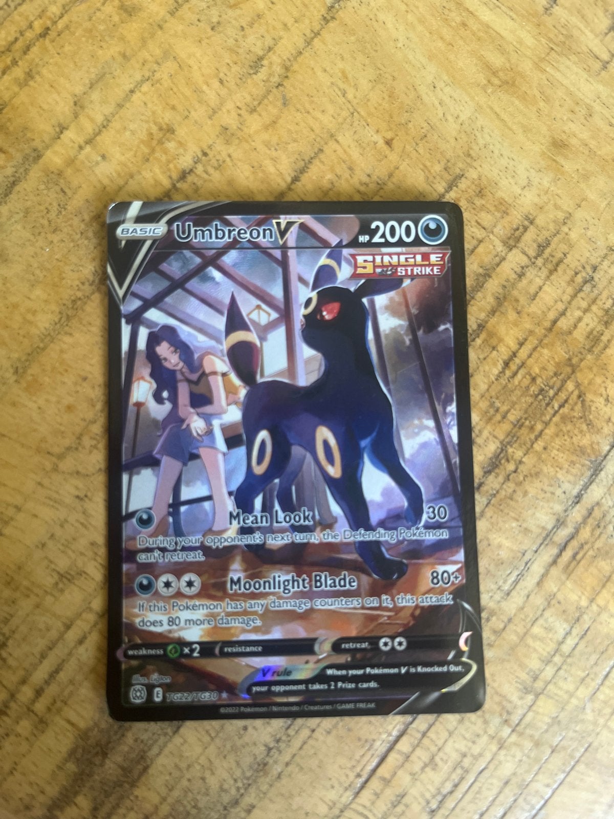 Pokémon Kaart: Umbreon V (Alternate Art), Ophalen of Verzenden, Zo goed als nieuw, Losse kaart