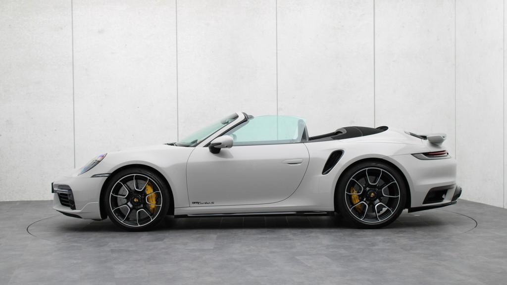 Porsche 911 Cabrio 3.8 Turbo S | Akrapovic | Burmester | Lif, Auto's, Porsche, 12 maanden, Gebruikt, 4 stoelen, Bedrijf