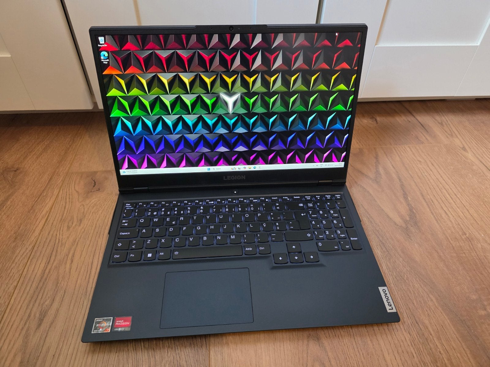 Lenovo Legion 5 Blauw RTX 3060 165hz Gaming Laptop, Computers en Software, Windows Laptops, Ryzen 7, Met videokaart, Zo goed als nieuw