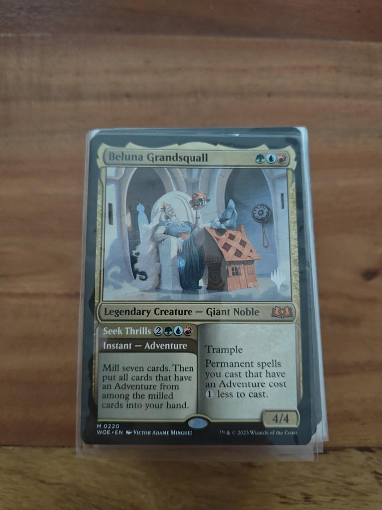 Beluna grandsquall commander deck, Hobby en Vrije tijd, Verzamelkaartspellen | Magic the Gathering, Ophalen of Verzenden, Zo goed als nieuw