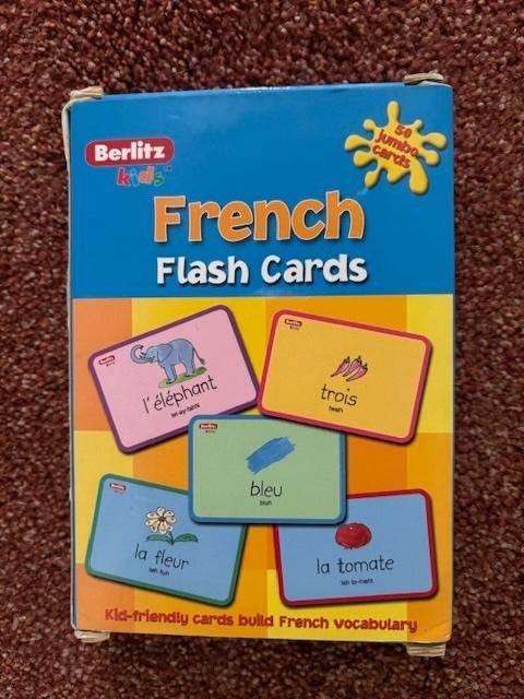French flash cards - voor 3 jaar en ouder, Ophalen of Verzenden, Zo goed als nieuw, Taal en Lezen
