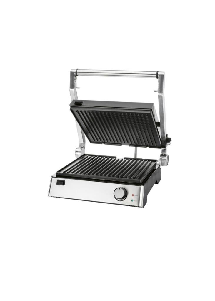 Silvercrest contactgrill RVS 3 in 1. Bijna niet gebruikt!!!, Witgoed en Apparatuur, Contactgrills, Ophalen