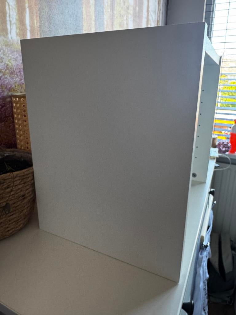 Witte billy boekenkast bovendeel (evt2 stuks), Ophalen, Overige materialen, Minder dan 50 cm, Zo goed als nieuw