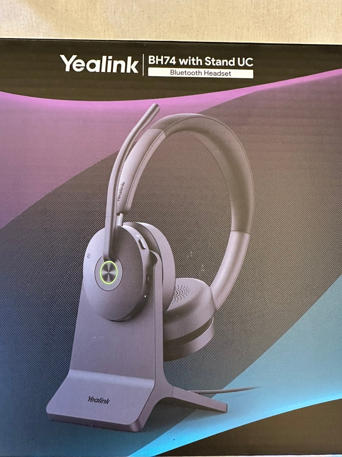 Yealink BH74 met Stand UC Bluetooth Headset - Nieuw in doos, Computers en Software, Nieuw, On-ear, Ophalen of Verzenden, Draadloos