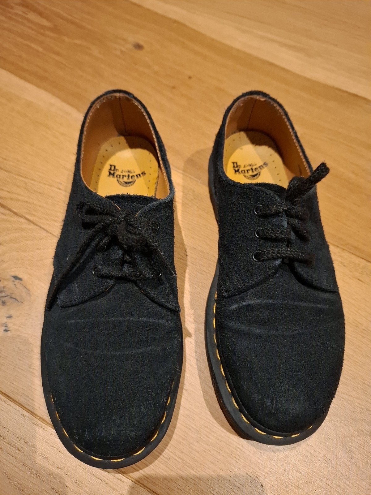 Dr. Martens 1461 Suede Schoenen - Maat 38, Kleding | Dames, Schoenen met lage hakken, Zwart, Ophalen of Verzenden, Dr. Martens