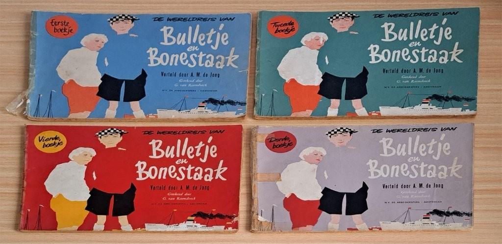 Bulletje en Bonestaak 4 boekjes, Boeken, Meerdere stripboeken, Ophalen of Verzenden, Gelezen