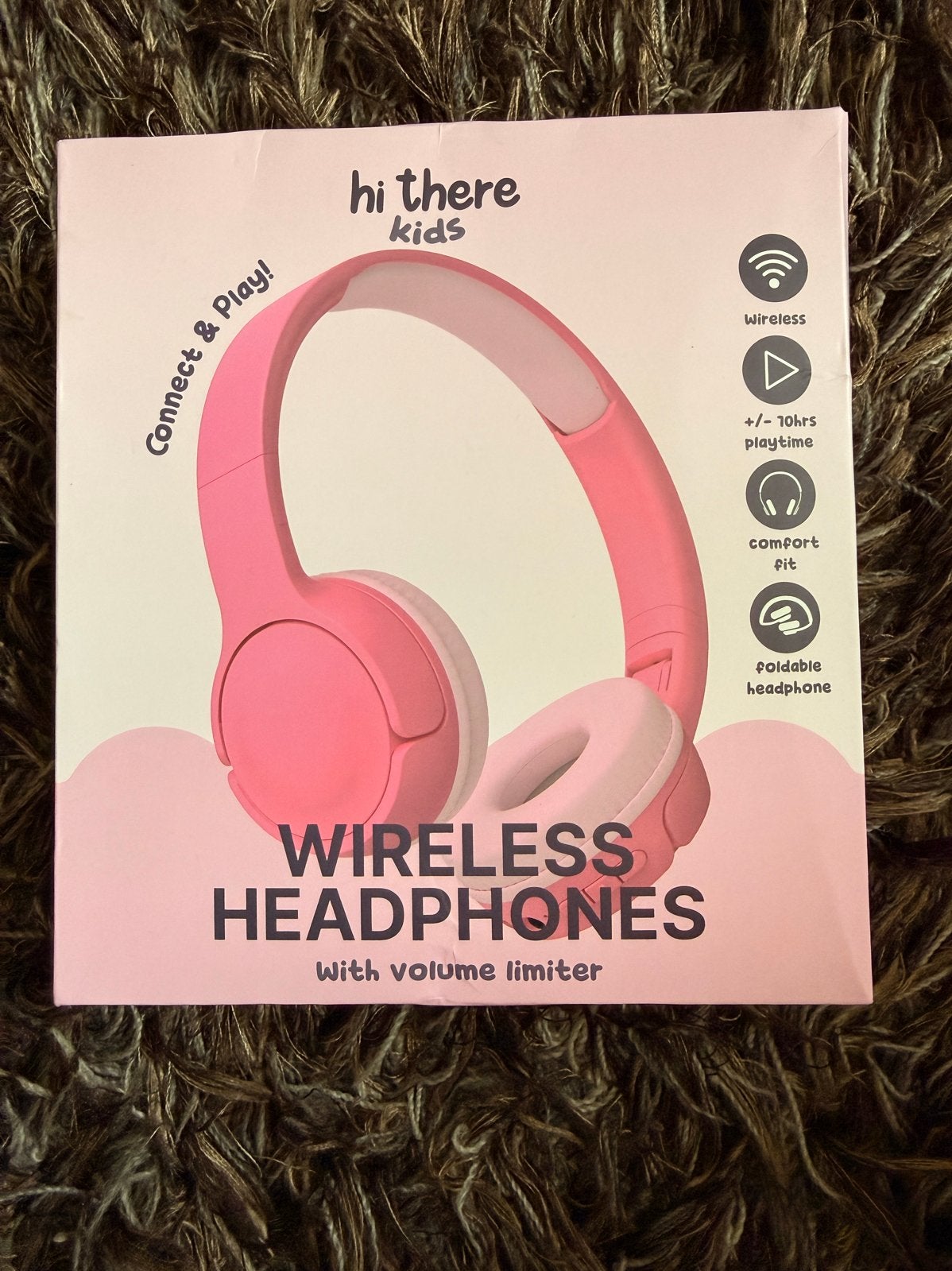 Hi There Kids Draadloze Hoofdtelefoon Roze, Overige merken, Bluetooth, Roze, Nieuw