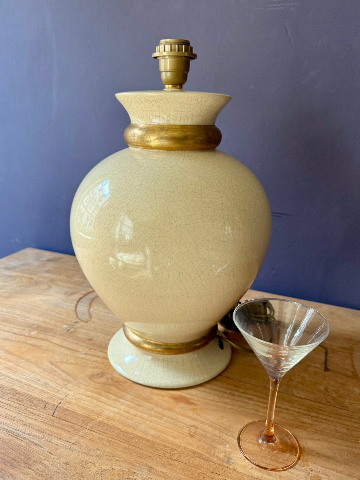 Maison Le Dauphin Tafellamp, Ophalen, Zo goed als nieuw, Vintage