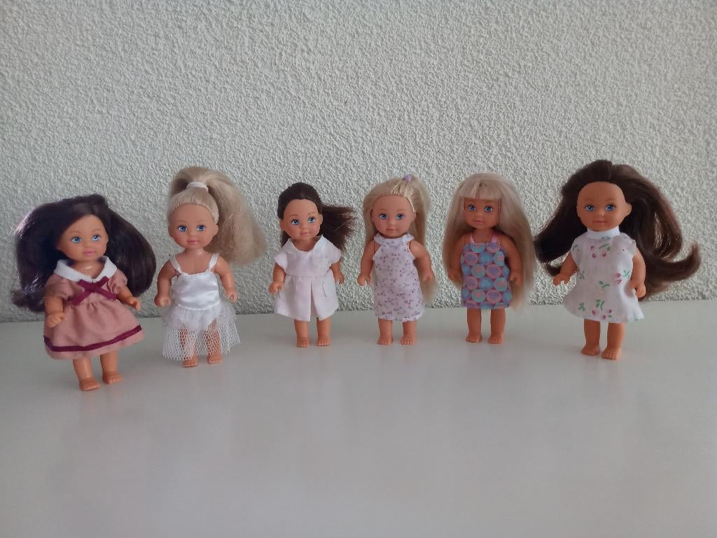 6 Leuke EVI LOVE Popjes van Simba Toys, Ophalen of Verzenden, Gebruikt
