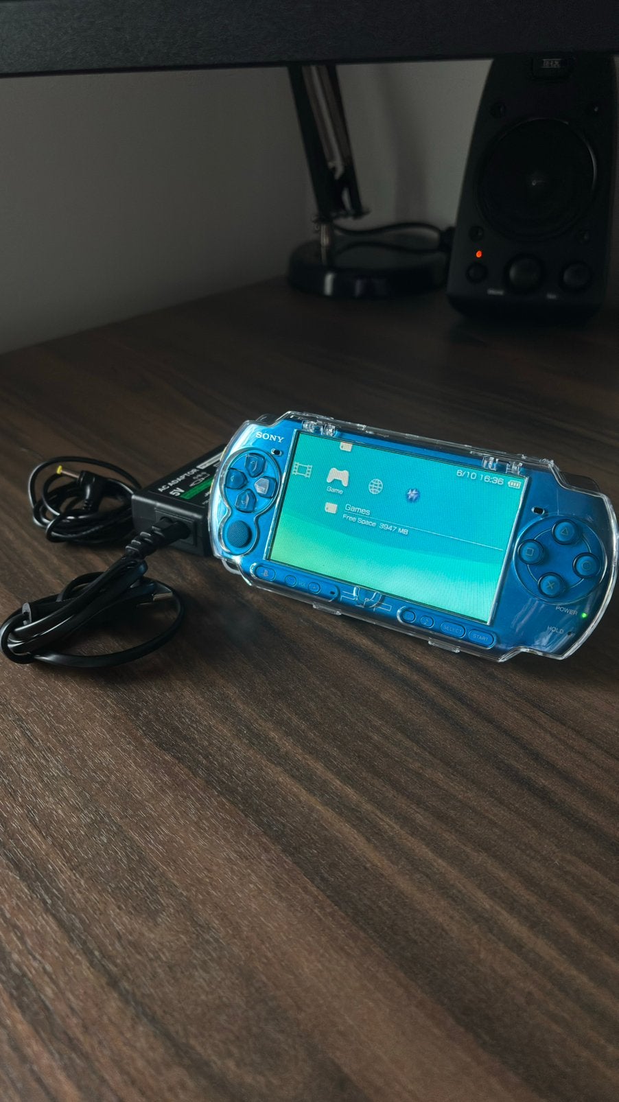 Playstation Portable 3004 - Vibrant Blue, Blauw, PSP 3000, Ophalen of Verzenden, Gebruikt