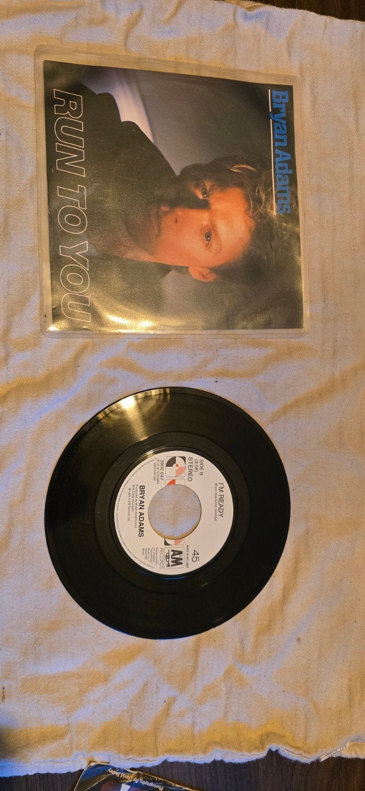 Bryan Adams - Run To You / I'm Ready (7 inch single), 7 inch, Ophalen of Verzenden, Zo goed als nieuw, Rock en Metal