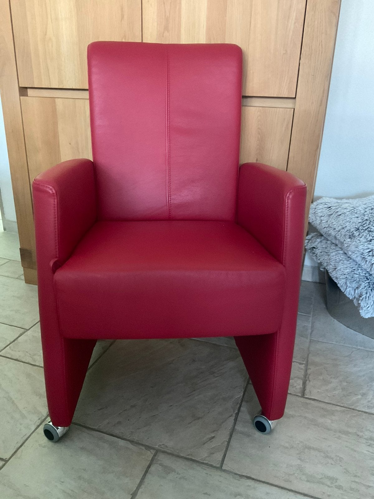 Gealux leren stoelen, Huis en Inrichting, Ophalen, Minder dan 75 cm, Leer, Zo goed als nieuw