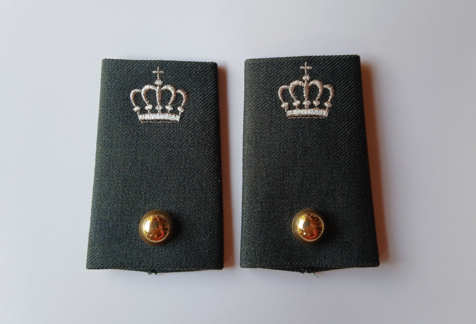 Setje schuifpassanten  voor jas DT 2000, Verzamelen, Militaria | Algemeen, Ophalen of Verzenden, Landmacht, Nederland