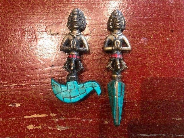 rituele bronzen set, Tibetaans Boeddhisme, Ophalen of Verzenden
