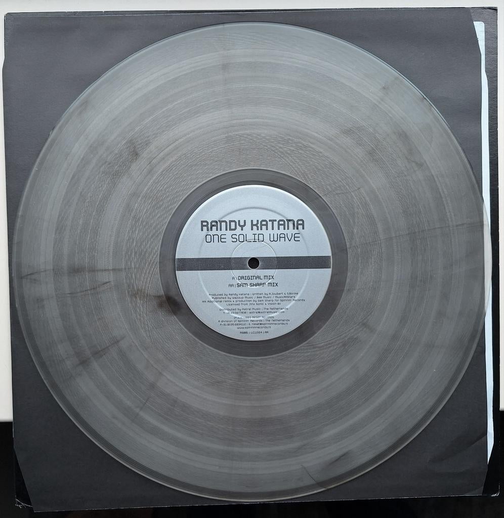 Randy Katana - One solid wave, Cd's en Dvd's, Vinyl | Dance en House, Techno of Trance, Zo goed als nieuw, 12 inch, Ophalen of Verzenden