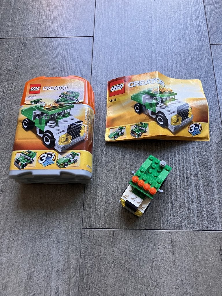LEGO Creator 3-in-1 Mini kiepwagen - 5865, Compleet, Lego, Ophalen of Verzenden, Zo goed als nieuw