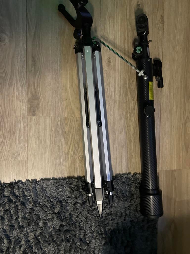 BRESSER TELESCOOP + STATIEF, Audio, Tv en Foto, Optische apparatuur | Telescopen, Gebruikt, Lenzentelescoop (refractor), 80 tot 200 mm