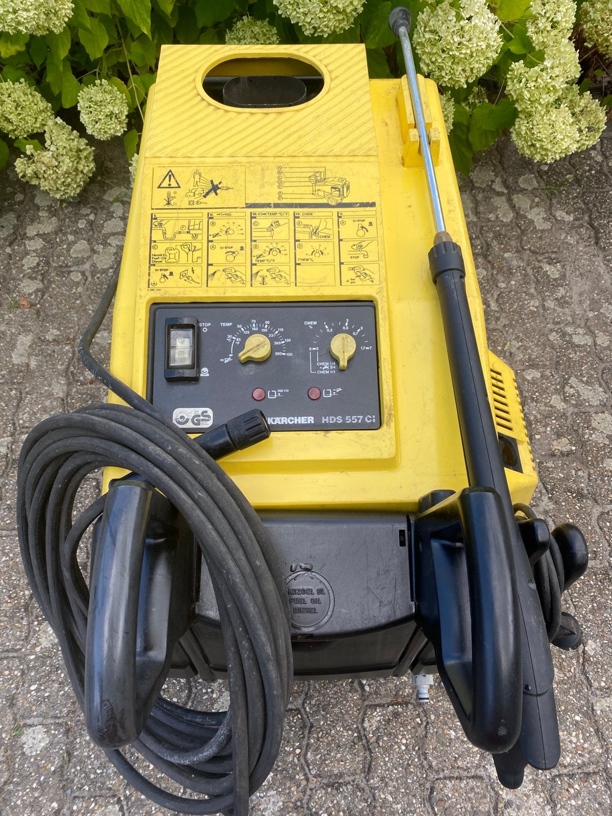 Kärcher hogedrukreiniger, Tuin en Terras, Hogedrukreinigers, Ophalen, Gebruikt, Elektrisch