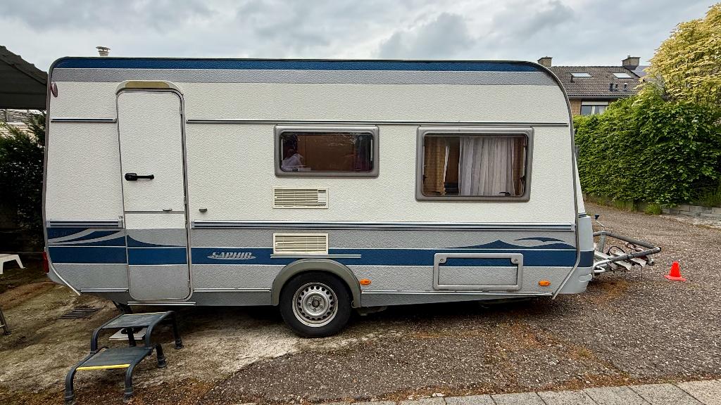 Fendt 450 Q Saphir caravan– compleet uitgerust (1e eigenaar), Standaardzit, Dwarsbed, Particulier, Tot en met 4