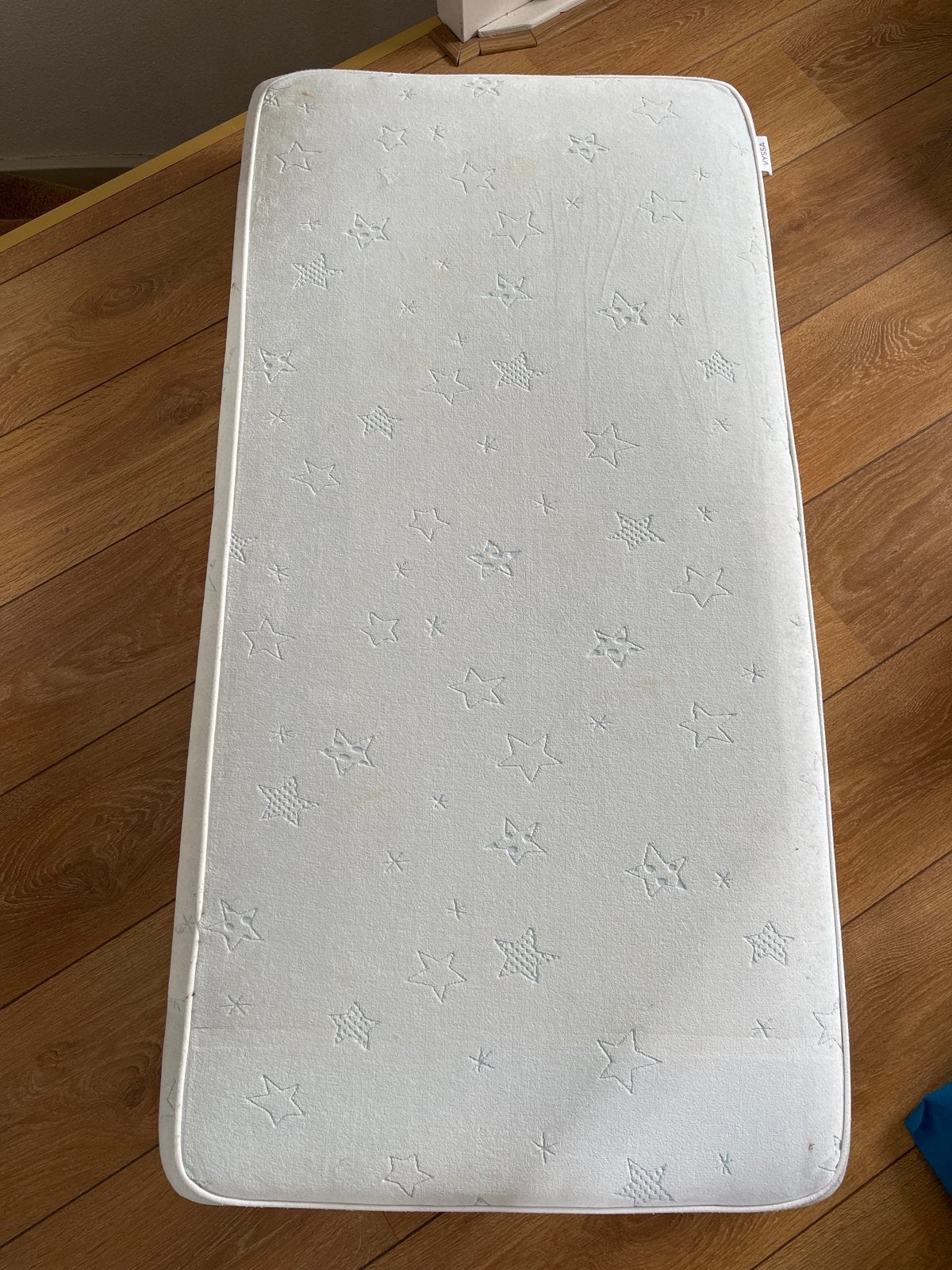 Ikea Vyssa babymatrasje 60x120 cm met wasbare hoes, Ophalen, Gebruikt, 190 cm of minder, Matras
