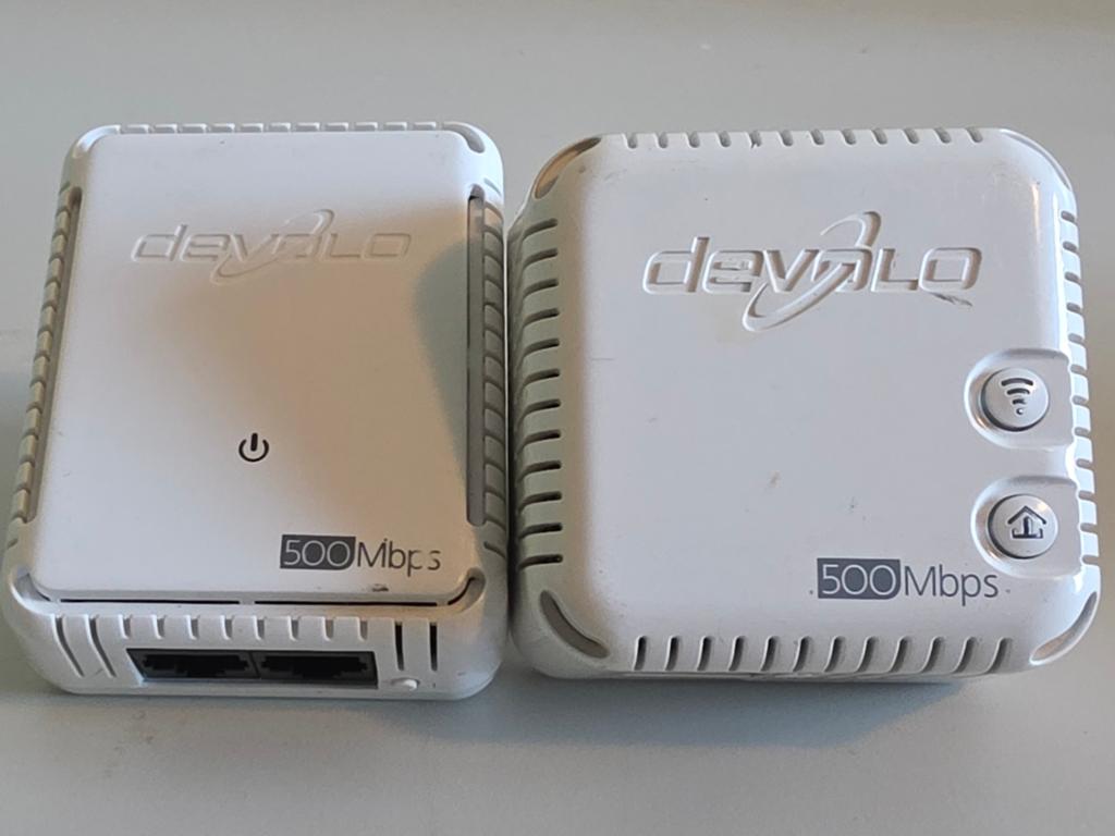 Devolo dLAN 500 duo & dLAN 500 WiFi Powerline Adapters, Ophalen of Verzenden, Gebruikt, Devolo