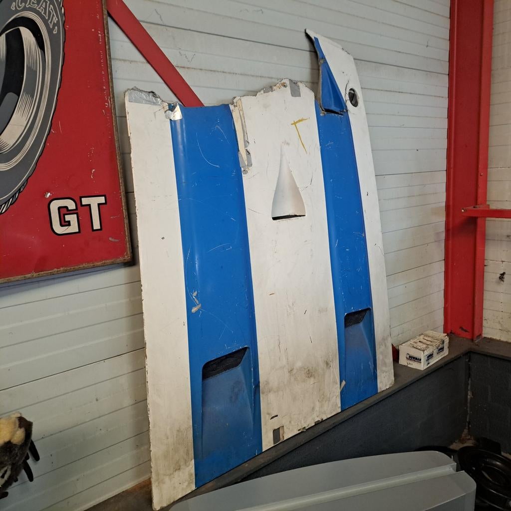 Ford mustang Shelby Gt350 motorkap 'Wallhanger', Ophalen, Gebruikt, Reclamebord