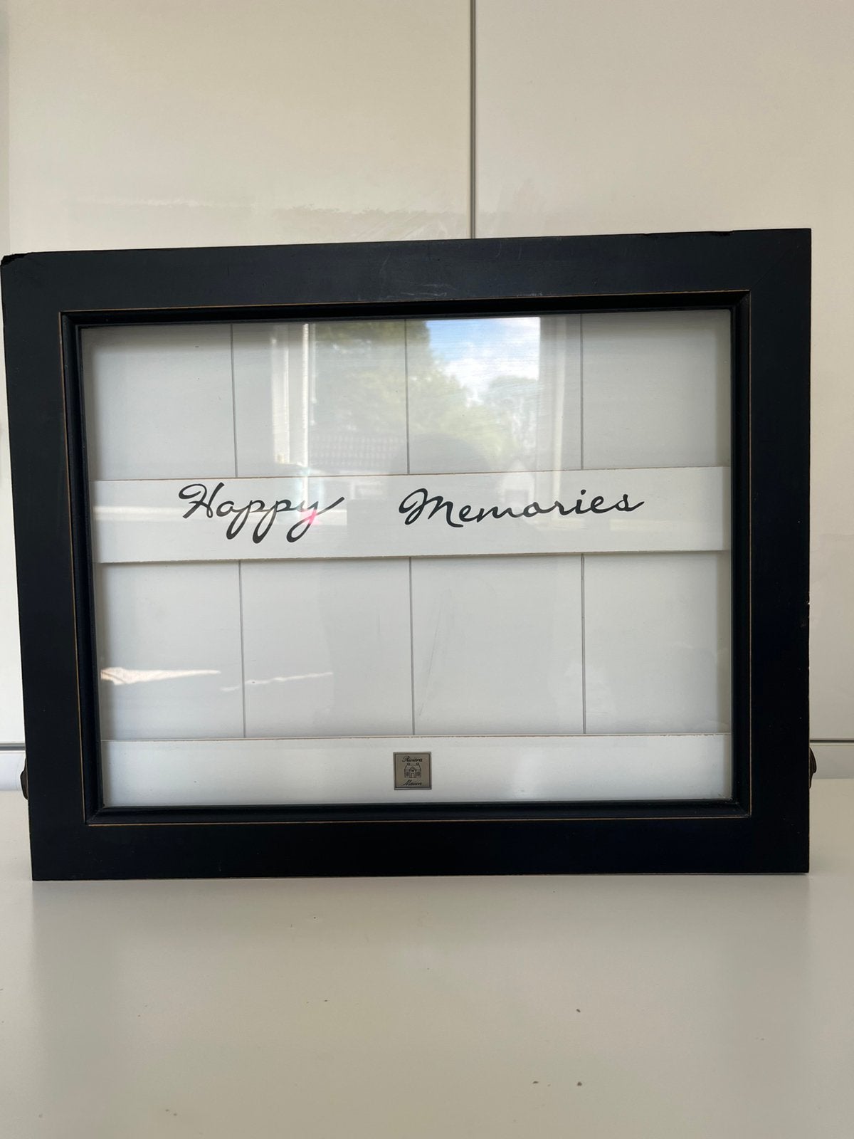 Rivièra Maison Happy Memories fotobox / fotolijst zwart, Ophalen, Hangend, Fotolijst, 50 cm