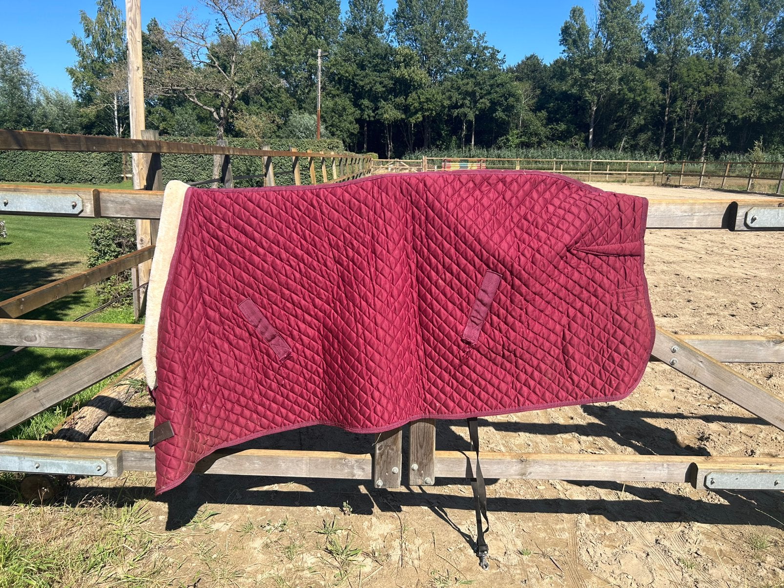 Profi-rider deken maat 195, Full (L), Gebruikt, Overige merken, Rood