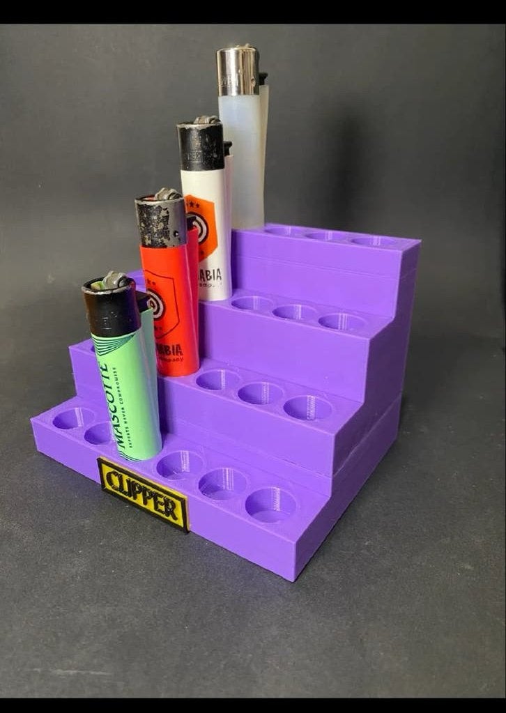 Clipper aanstekerhouder - alle kleuren 3D geprint display, Ophalen of Verzenden, Nieuw, Overige typen