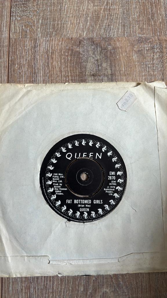 Queen - Fat Bottomed Girls / Bicycle Race (Single), Gebruikt, Originele persing, 7 inch, Single