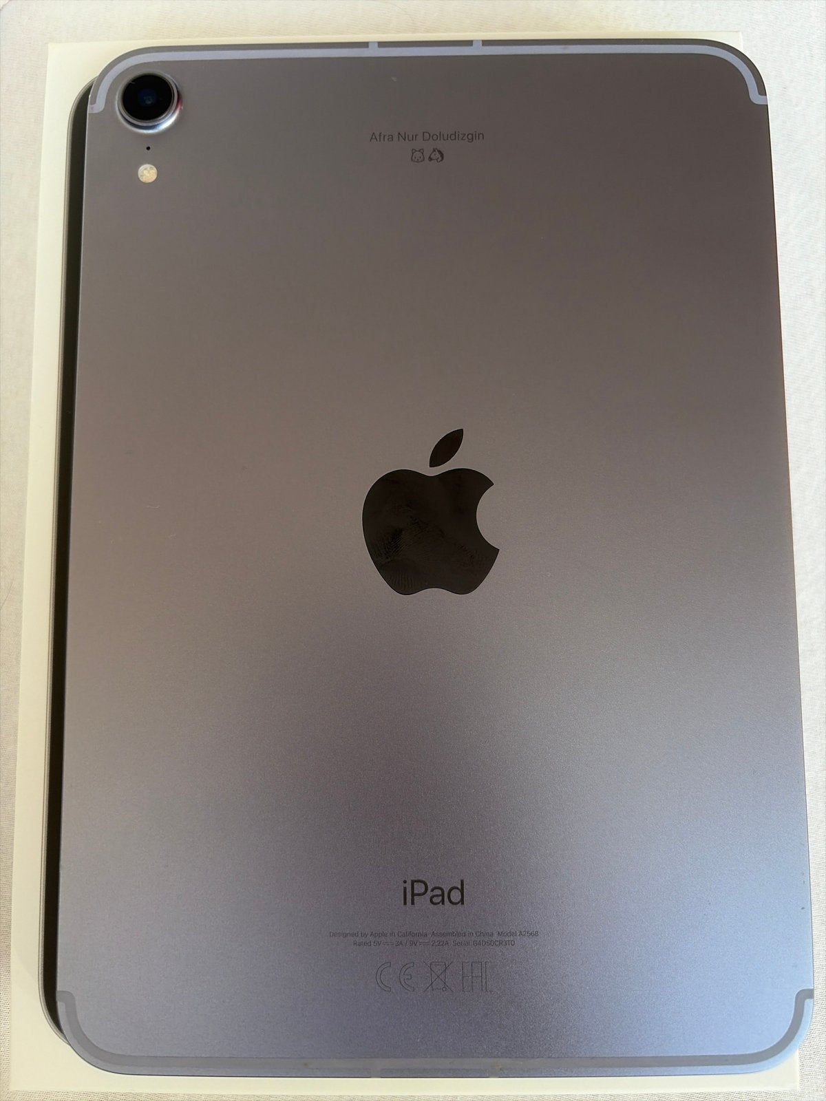 Foto 3 van Apple iPad Mini A17 Pro 128GB 5G Paars | Zeer nette staat