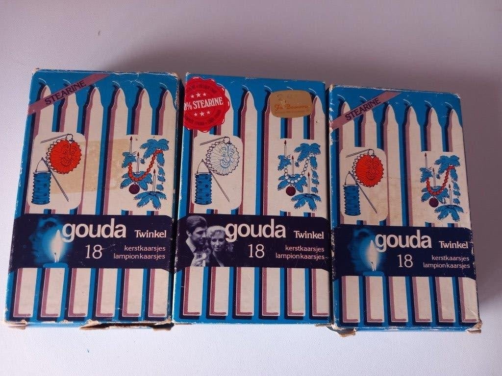 Vintage Gouda kaarsjes, Ophalen, Gebruikt
