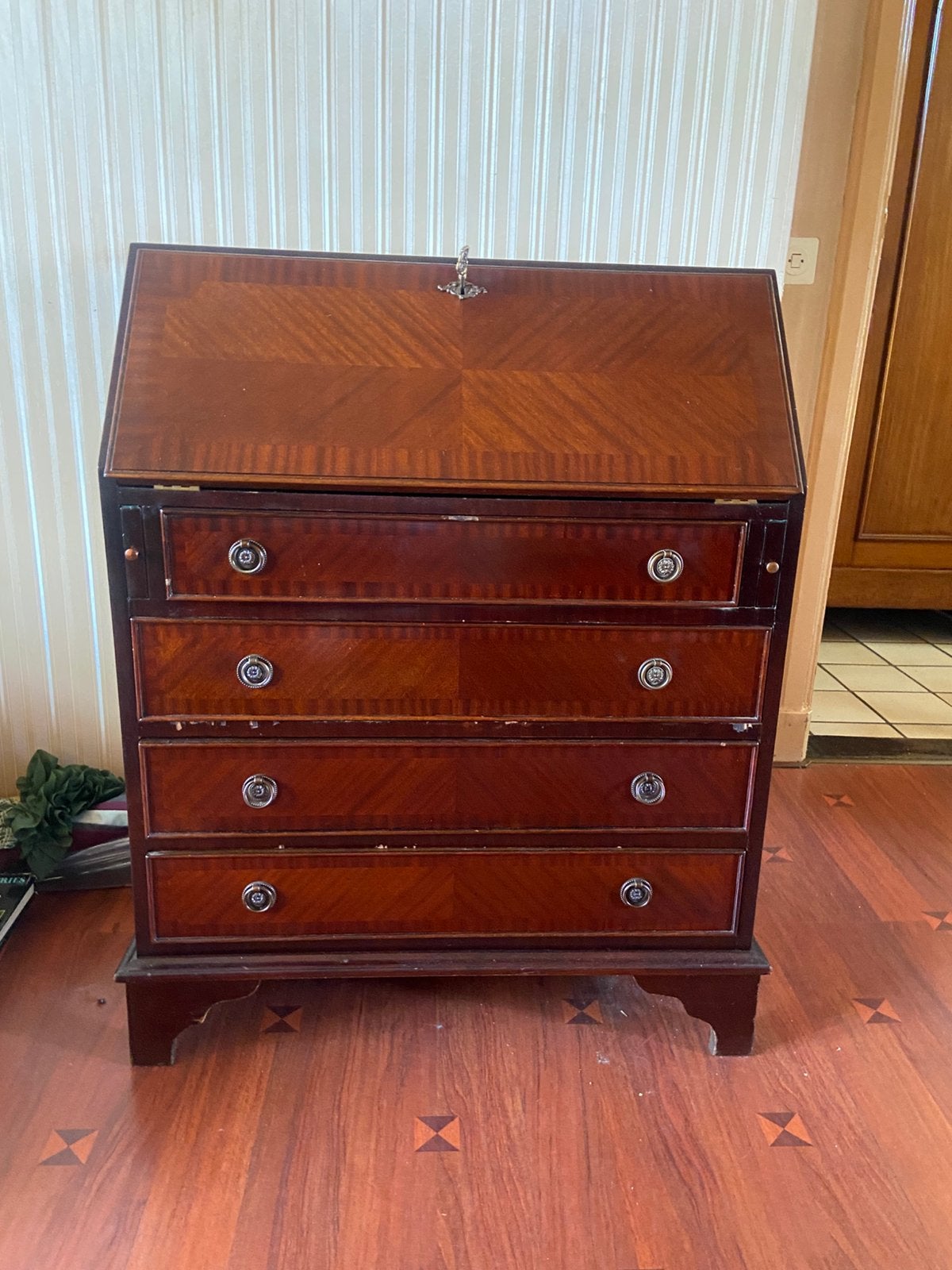 Mahonie secretaire, Ophalen, Gebruikt
