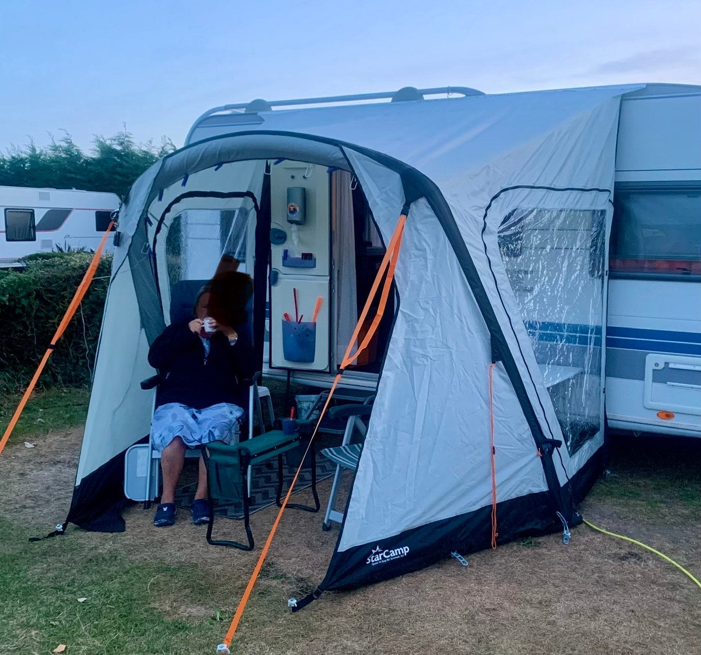 StarCamp opblaasbare voortent   - als nieuw, Ophalen of Verzenden, Zo goed als nieuw