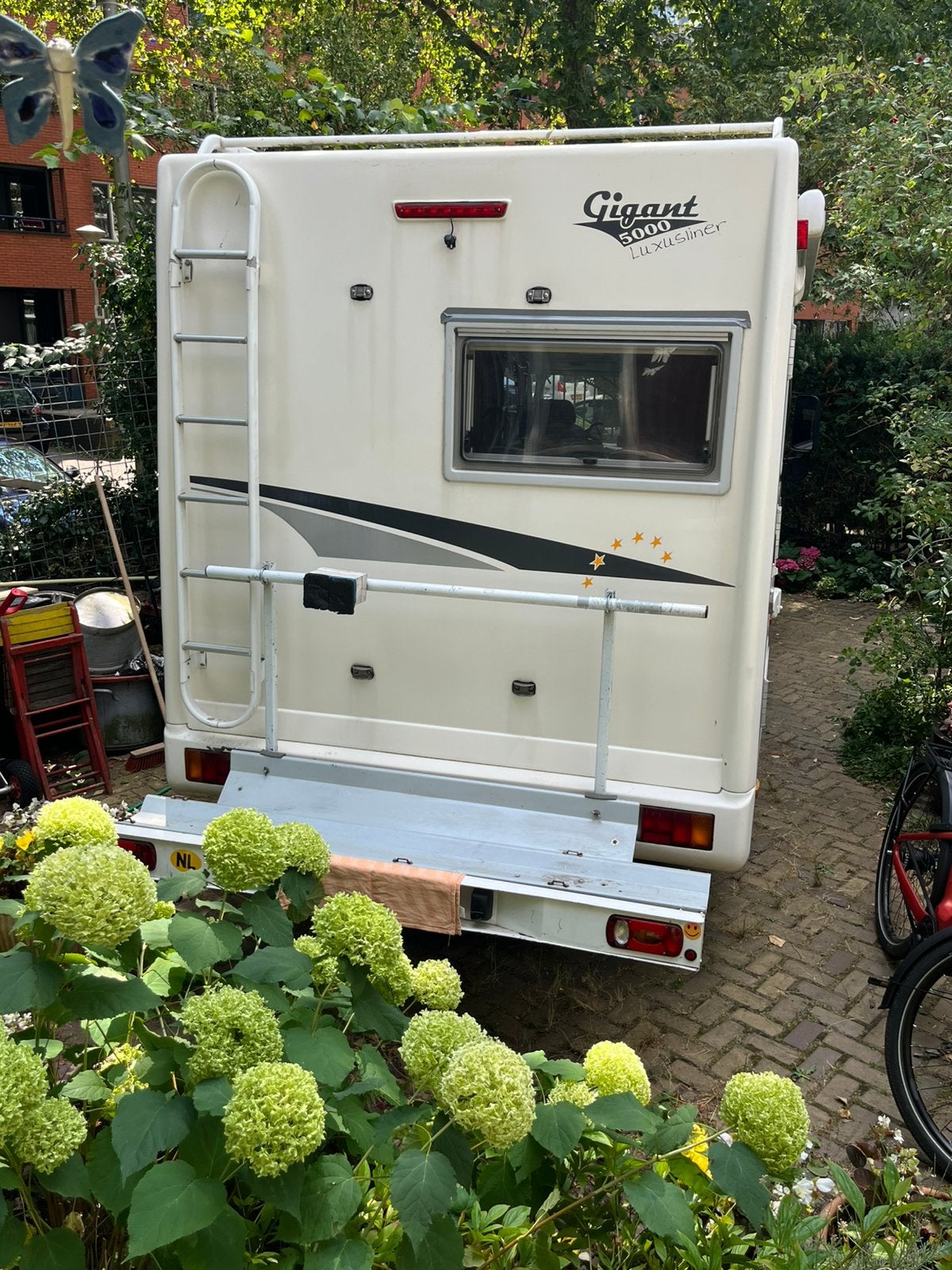 Solide motordrager, scooterdrager, fietsendrager, Ophalen, Trekhaakdrager