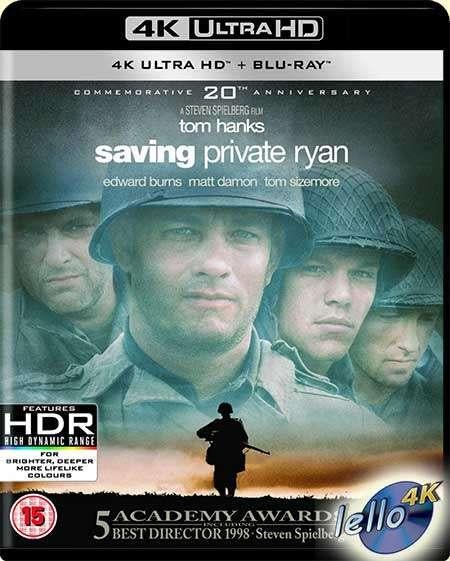 Blu-ray 4K: Saving Private Ryan (1998 Tom Hanks) UK NLO, Ophalen of Verzenden, Nieuw in verpakking, Drama