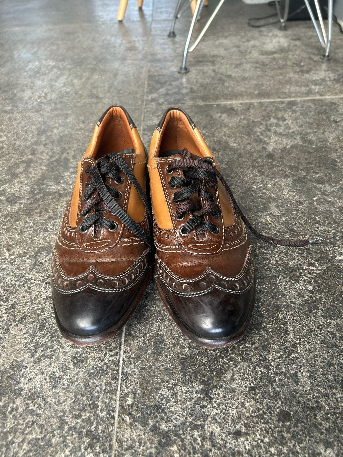Mephisto Italiaanse leren herenschoen maat 40 Botti 1913, Kleding | Heren, Schoenen, Verzenden, Zo goed als nieuw, Bruin