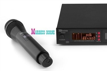 UHF Draadloze microfoonset, 4x 50-Kanaals, 4x Handmicrofoon, Overige typen, Info@marbeco.nl, Draadloos, Power Dynamics