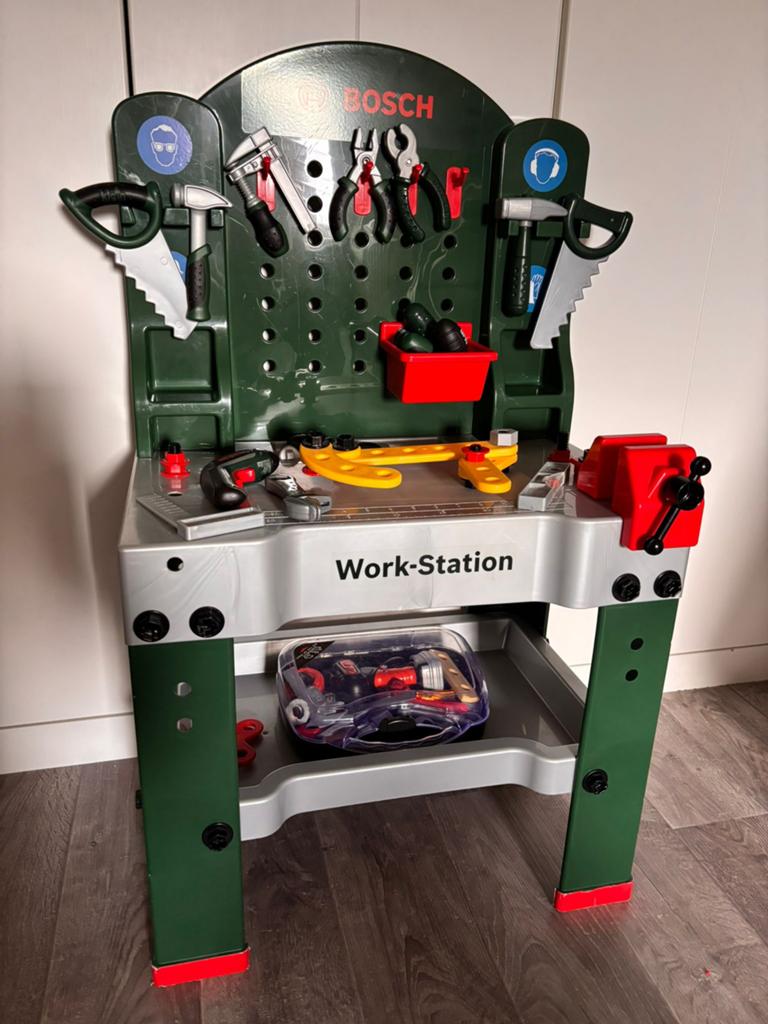 Bosch werkbank, Ophalen, Gebruikt