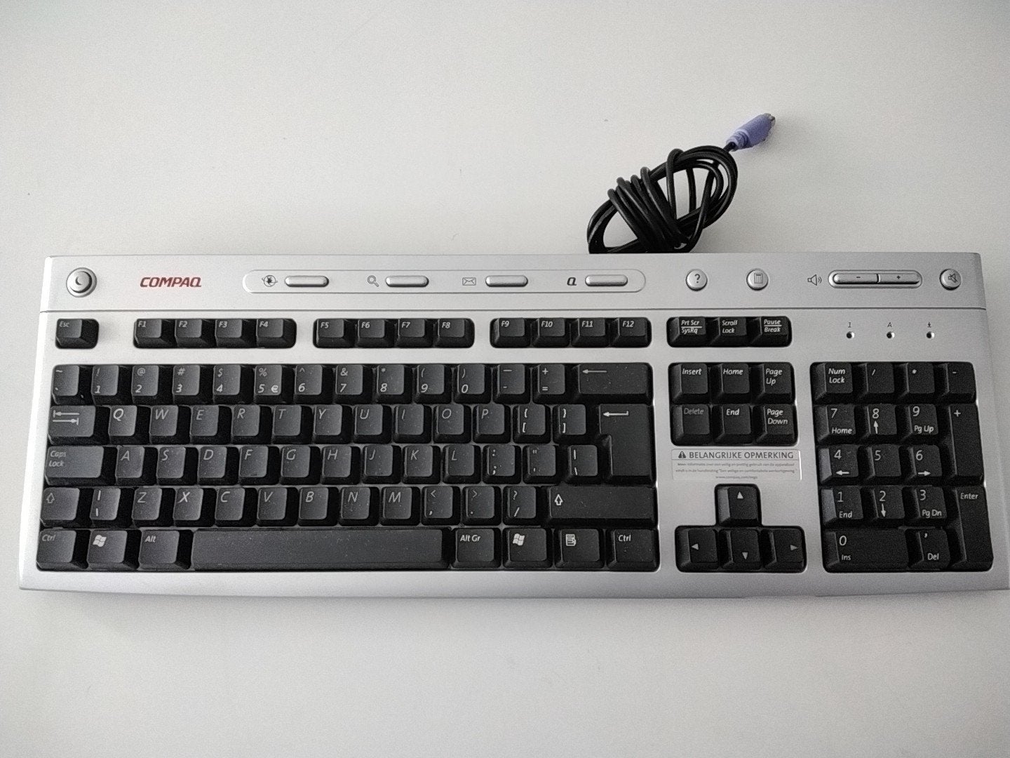Compaq toetsenbord met ps2 aansluiting., Ophalen of Verzenden, Compaq