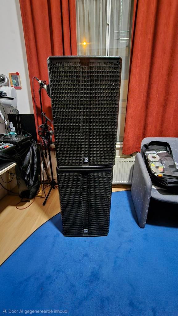 HK Audio Linear 5 115F Fullrange Speaker met Hoes, Overige merken, Gebruikt, Ophalen of Verzenden, 120 watt of meer